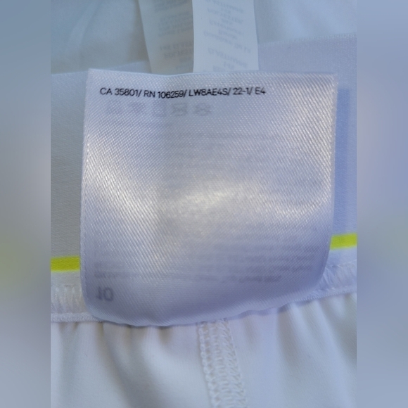 Lululemon Court Rival High-Rise Skirt Cross Court Wash Electric Lemon Wh… - Picture 8 of 15